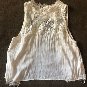 Free People NWT open back tank top